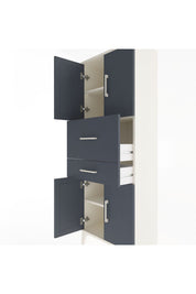 Arges Dolap 3 Raflı 2 Çekmeceli 4 Kapaklı 60x30x163 - S20M059V2A