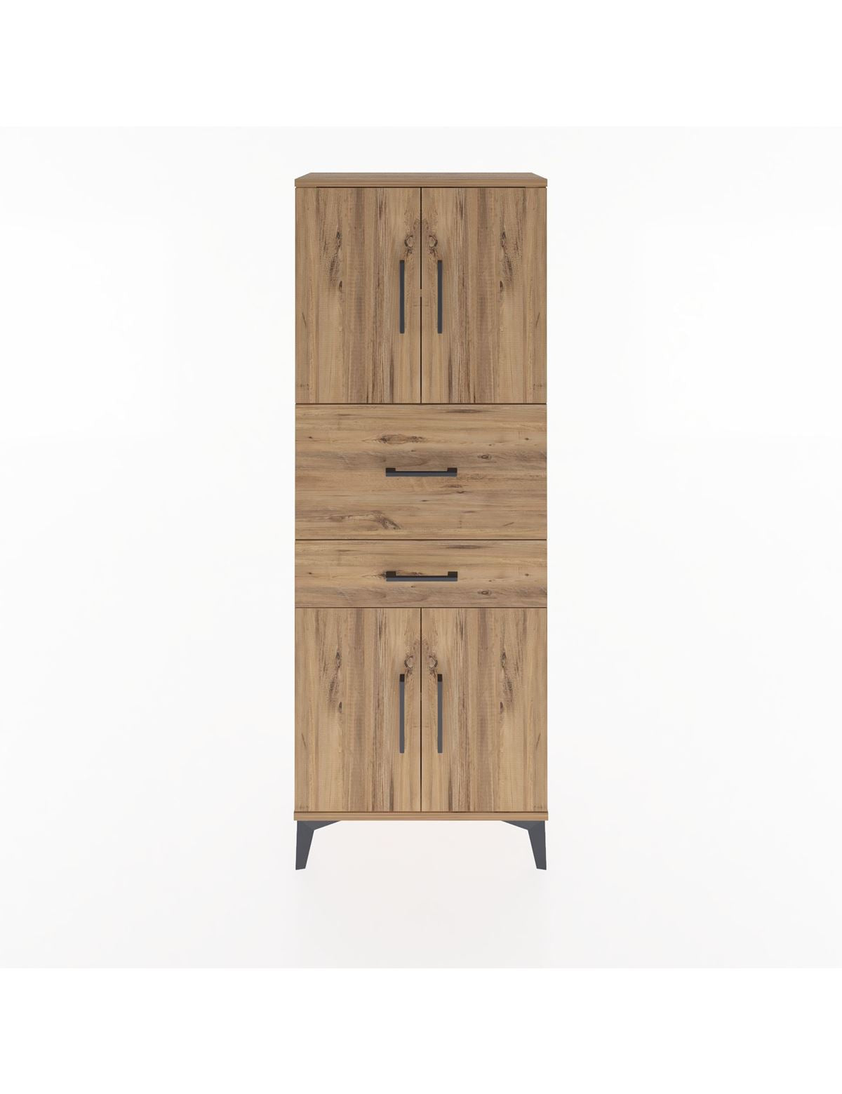 Arges Dolap 3 Raflı 2 Çekmeceli 4 Kapaklı 60x30x163 - S20M059V9A