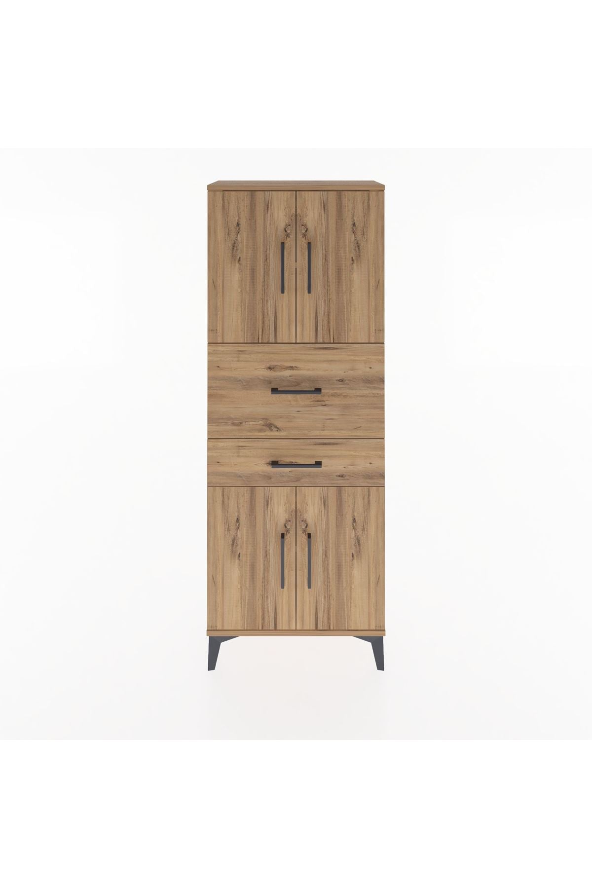 Arges Dolap 3 Raflı 2 Çekmeceli 4 Kapaklı 60x30x163 - S20M059V9A