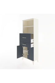 Arges Dolap 3 Raflı 2 Çekmeceli 2 Kapaklı 60x30x163 - S20M060V2A