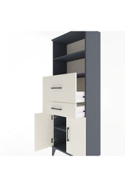 Arges Dolap 3 Raflı 2 Çekmeceli 2 Kapaklı 60x30x163 - S20M060V4A