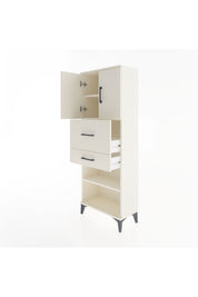Arges Dolap 3 Raflı 2 Çekmeceli 2 Kapaklı 60x30x163 - S20M061V1A