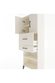 Arges Dolap 3 Raflı 2 Çekmeceli 2 Kapaklı 60x30x163 - S20M061V1A