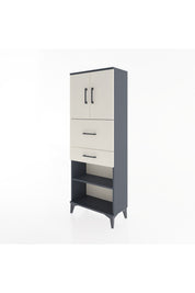 Arges Dolap 3 Raflı 2 Çekmeceli 2 Kapaklı 60x30x163 - S20M061V4A