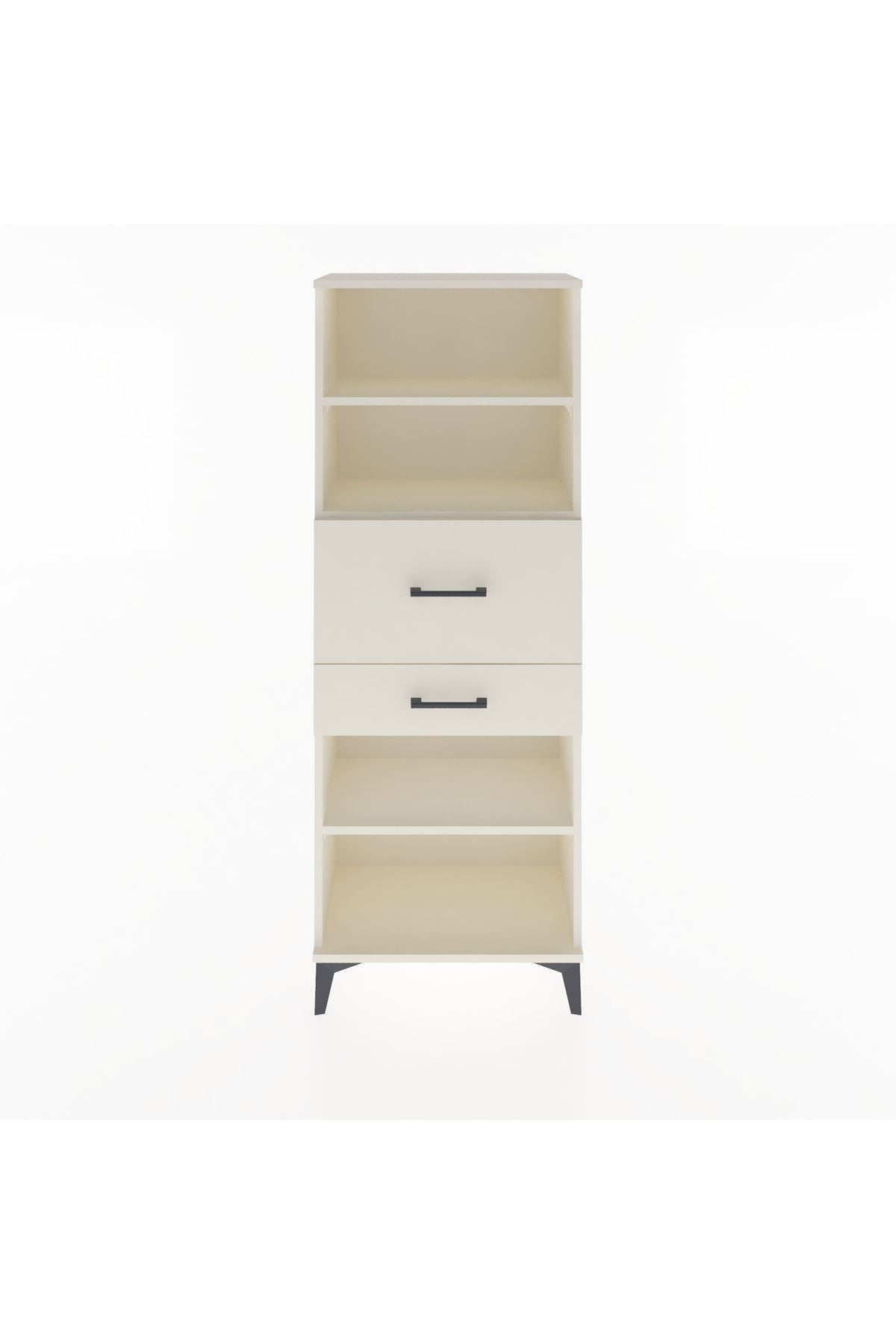 Arges Dolap 3 Raflı 2 Çekmeceli 60x30x163 - S20M062V1A