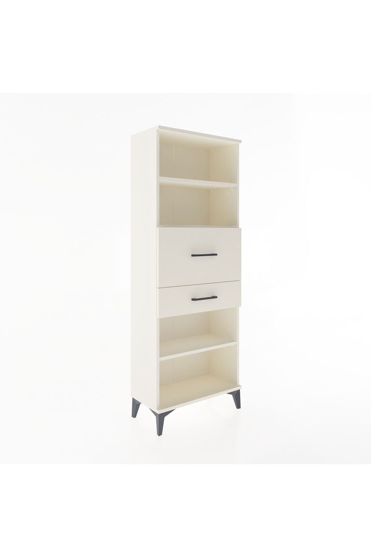 Arges Dolap 3 Raflı 2 Çekmeceli 60x30x163 - S20M062V1A