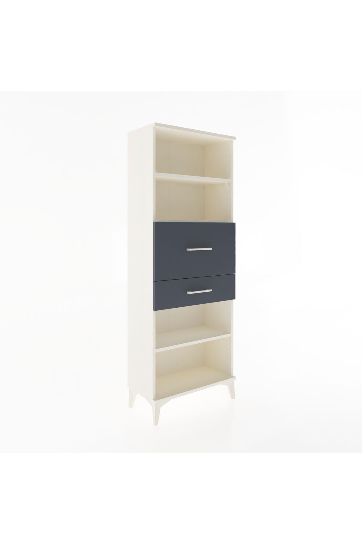 Arges Dolap 3 Raflı 2 Çekmeceli 60x30x163 - S20M062V2A