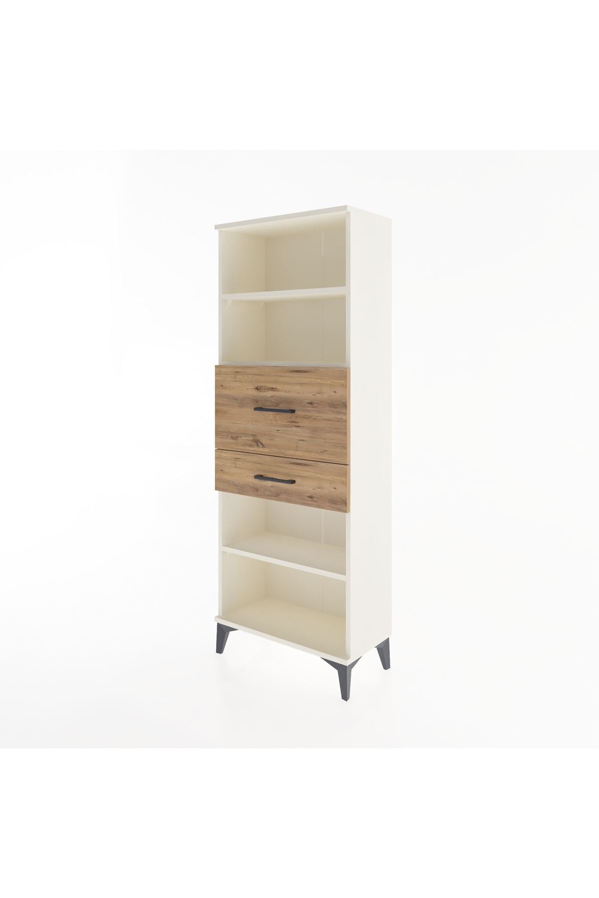 Arges Dolap 3 Raflı 2 Çekmeceli 60x30x163 - S20M062V3A