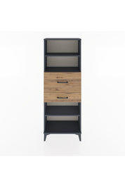 Arges Dolap 3 Raflı 2 Çekmeceli 60x30x163 - S20M062V6A