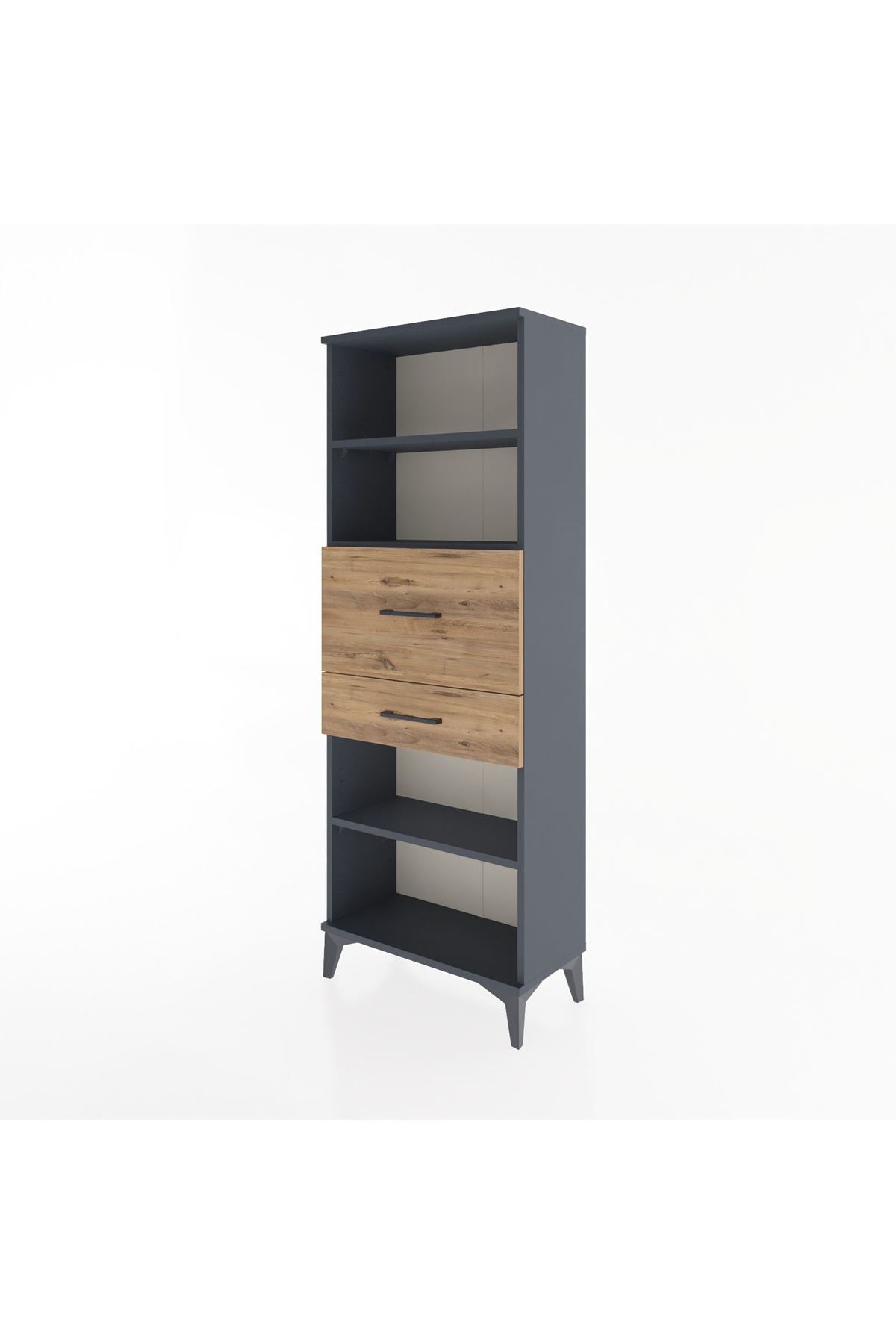 Arges Dolap 3 Raflı 2 Çekmeceli 60x30x163 - S20M062V6A