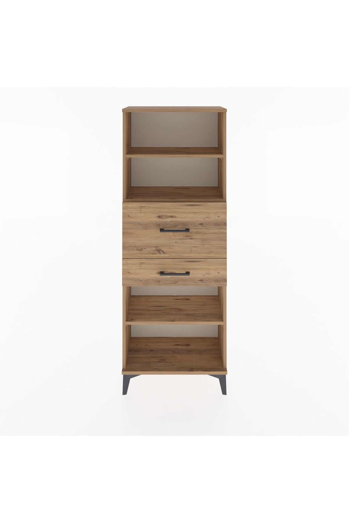 Arges Dolap 3 Raflı 2 Çekmeceli 60x30x163 - S20M062V9A