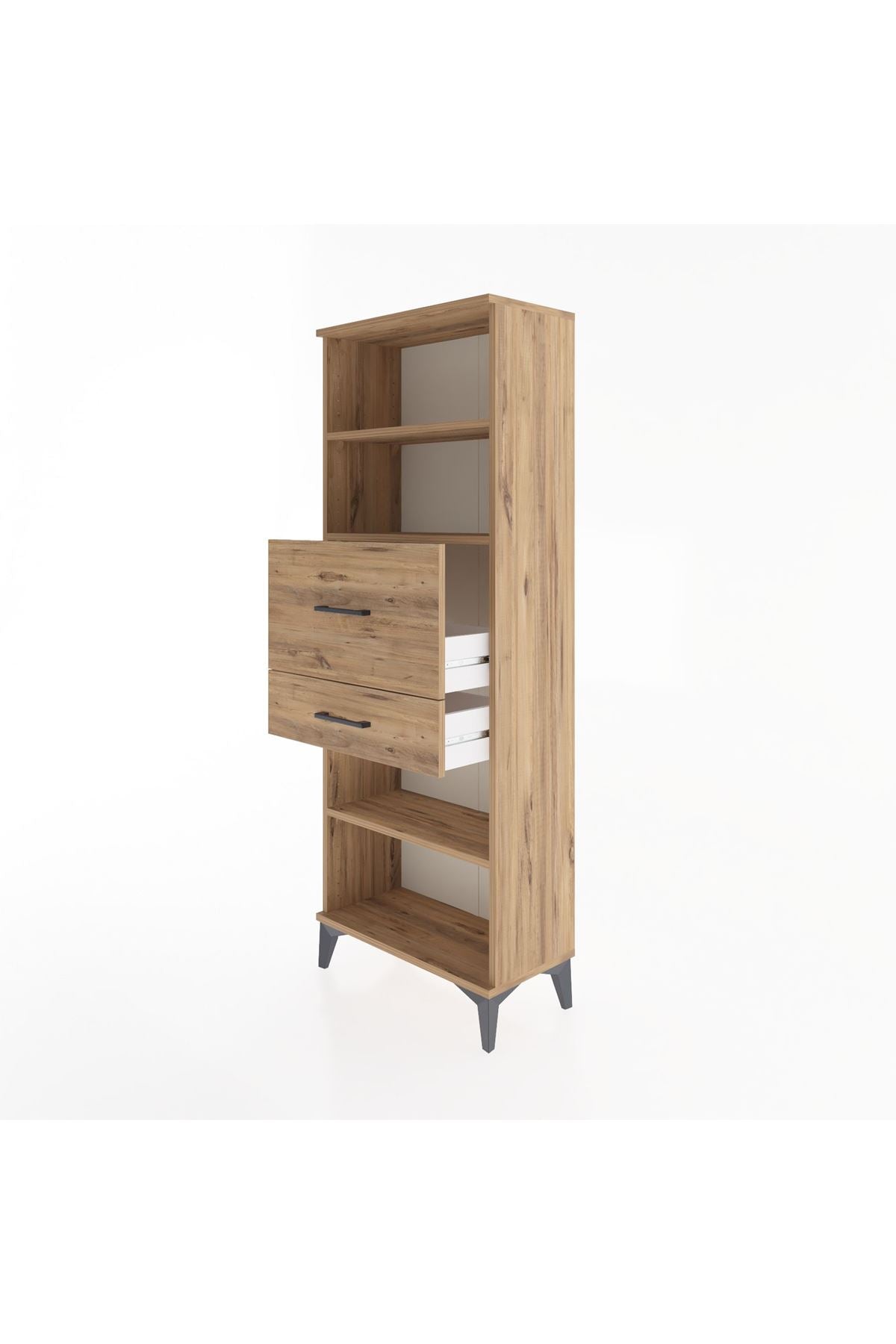 Arges Dolap 3 Raflı 2 Çekmeceli 60x30x163 - S20M062V9A