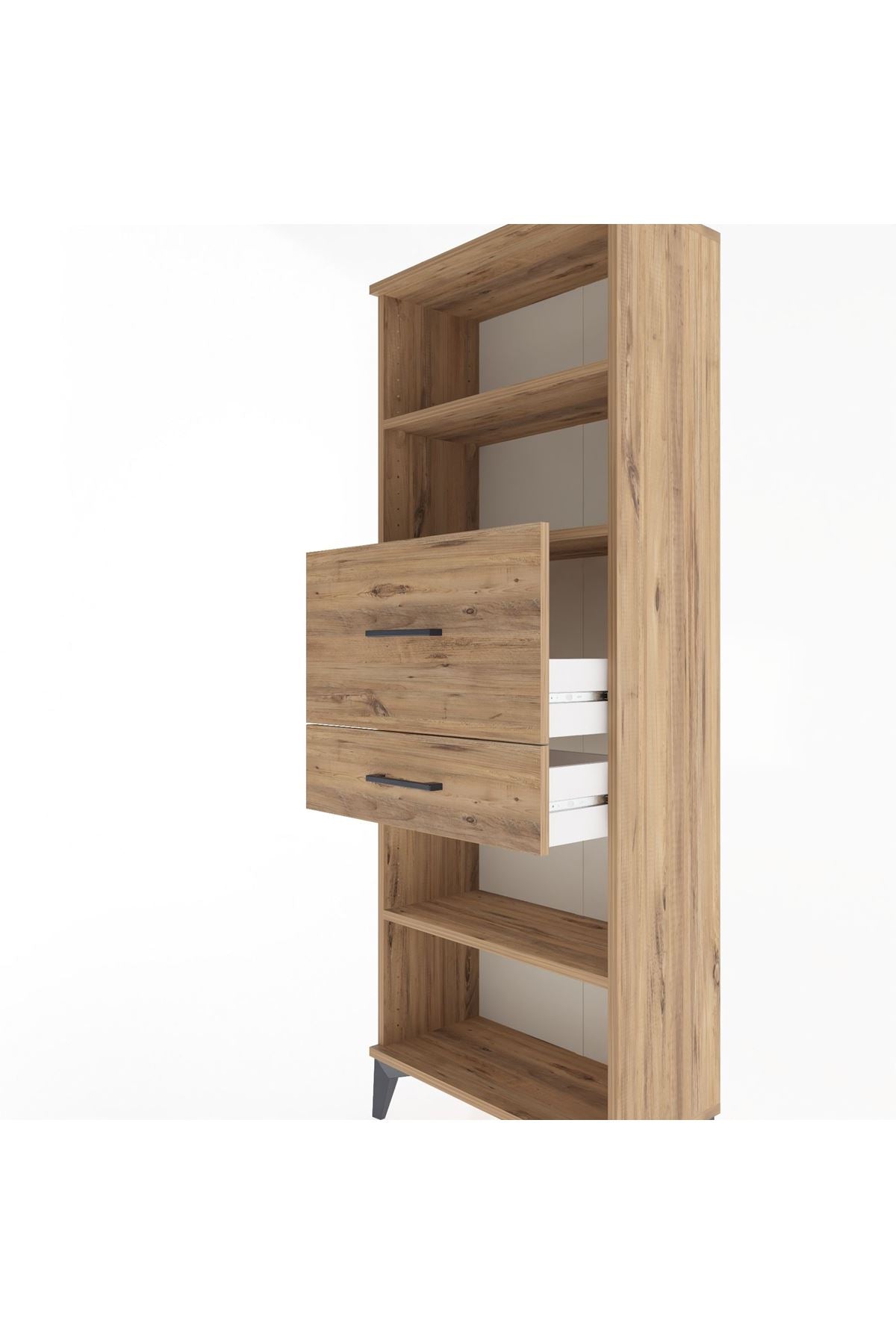 Arges Dolap 3 Raflı 2 Çekmeceli 60x30x163 - S20M062V9A