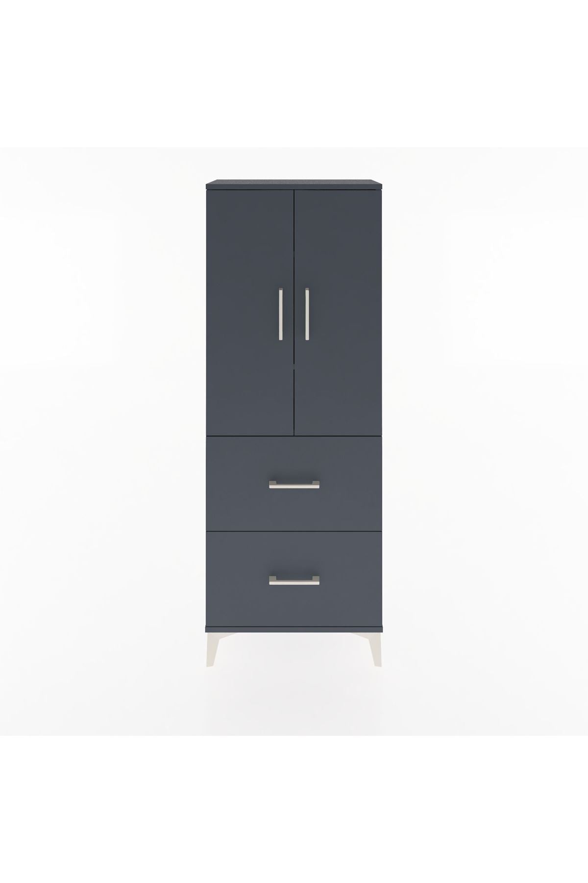Arges Dolap 3 Raflı 2 Çekmeceli 2 Kapaklı 60x30x163 - S20M063V5A