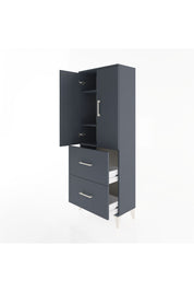 Arges Dolap 3 Raflı 2 Çekmeceli 2 Kapaklı 60x30x163 - S20M063V5A