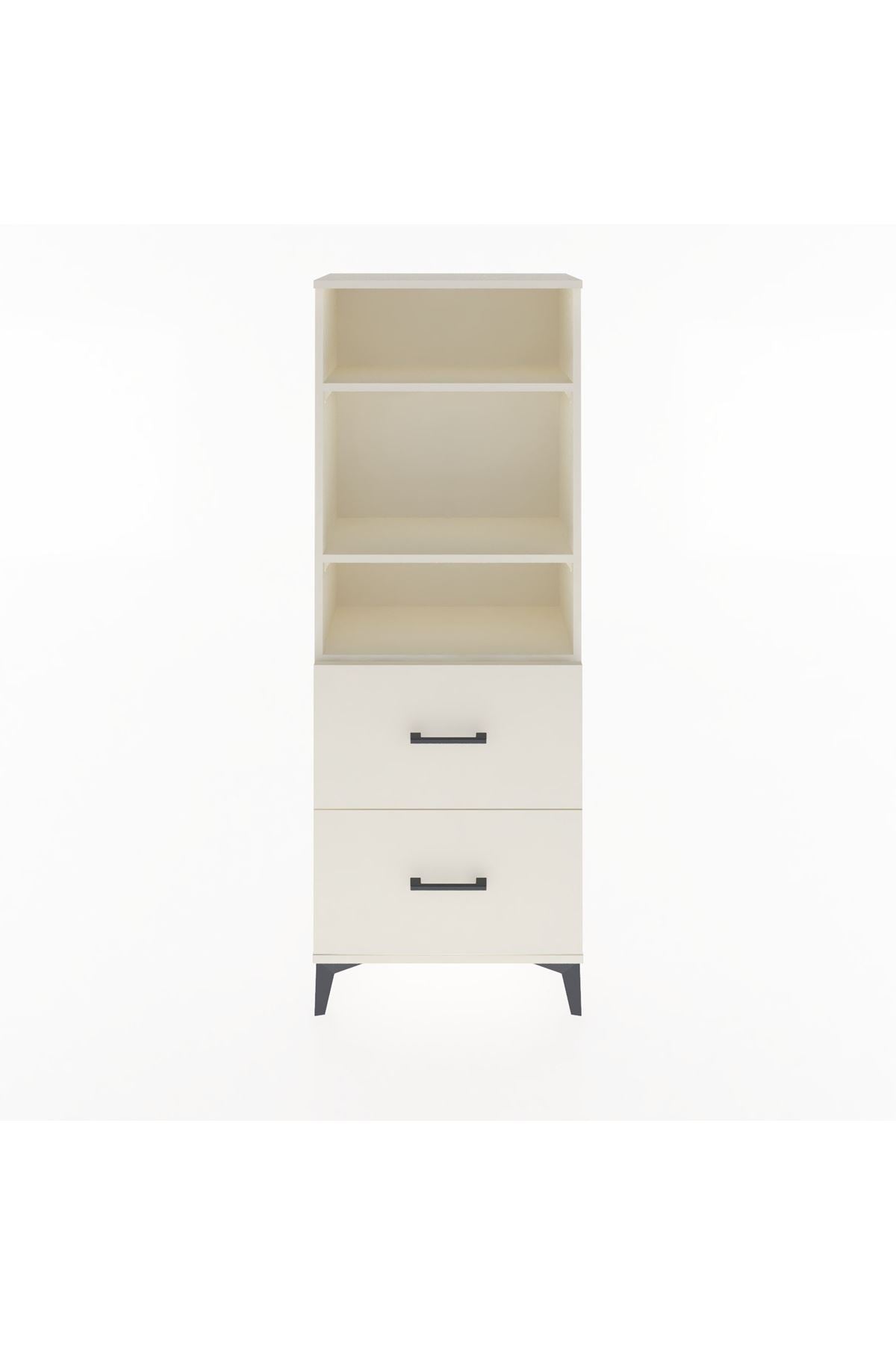 Arges Dolap 3 Raflı 2 Çekmeceli 60x30x163 - S20M064V1A