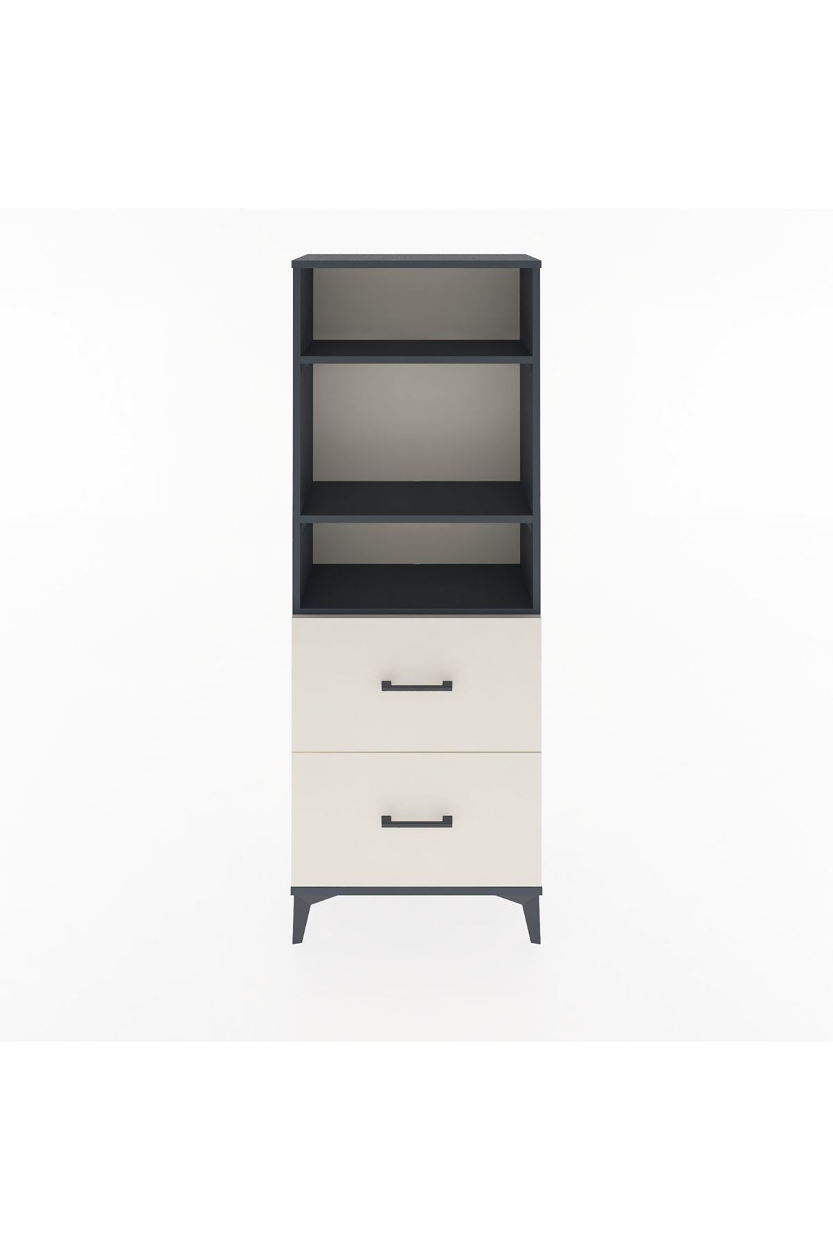 Arges Dolap 3 Raflı 2 Çekmeceli 60x30x163 - S20M064V4A