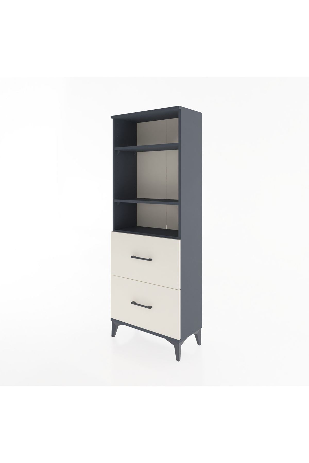 Arges Dolap 3 Raflı 2 Çekmeceli 60x30x163 - S20M064V4A