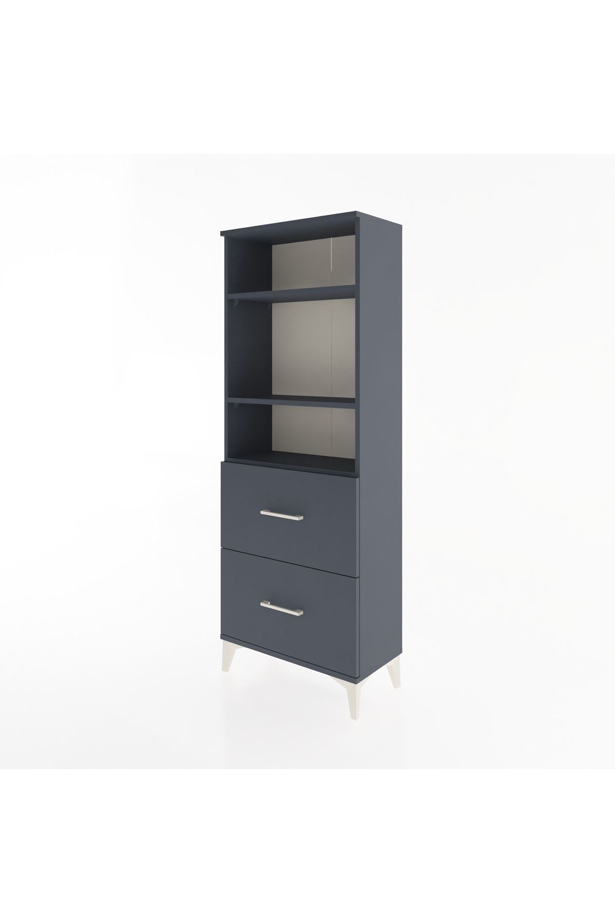 Arges Dolap 3 Raflı 2 Çekmeceli 60x30x163 - S20M064V5A