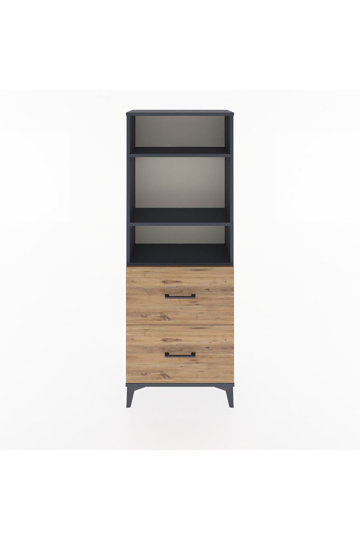 Arges Dolap 3 Raflı 2 Çekmeceli 60x30x163 - S20M064V6A