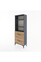 Arges Dolap 3 Raflı 2 Çekmeceli 60x30x163 - S20M064V6A