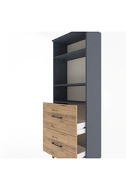 Arges Dolap 3 Raflı 2 Çekmeceli 60x30x163 - S20M064V6A
