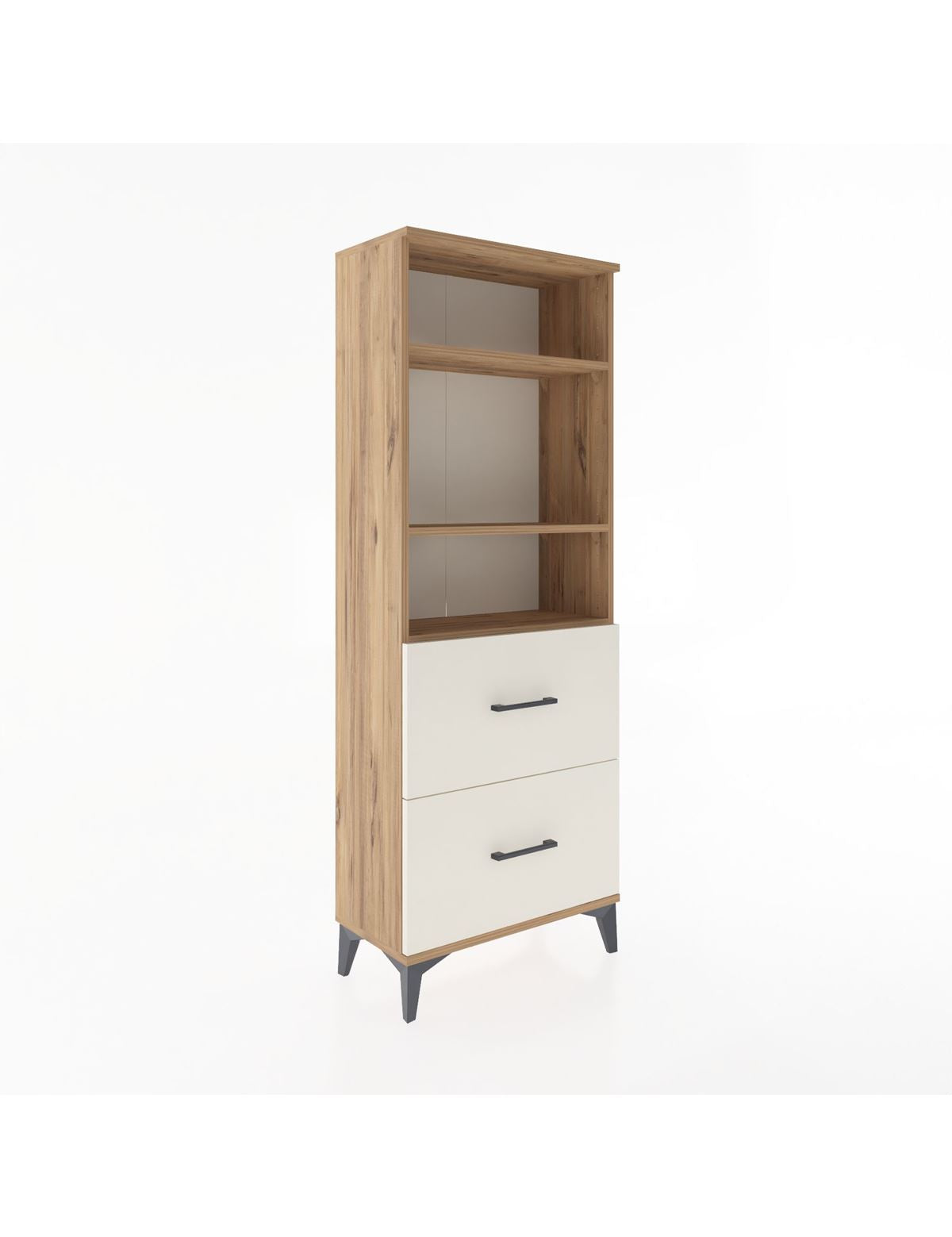Arges Dolap 3 Raflı 2 Çekmeceli 60x30x163 - S20M064V7A