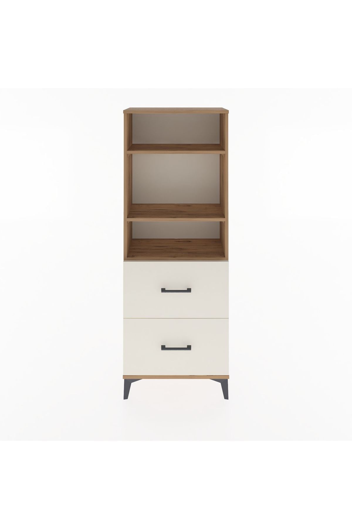 Arges Dolap 3 Raflı 2 Çekmeceli 60x30x163 - S20M064V7A