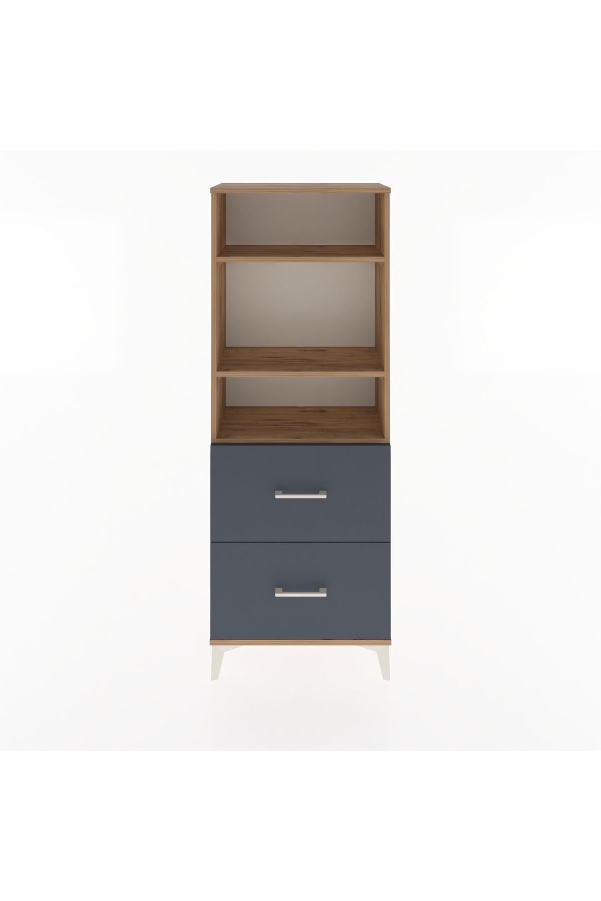 Arges Dolap 3 Raflı 2 Çekmeceli 60x30x163 - S20M064V8A