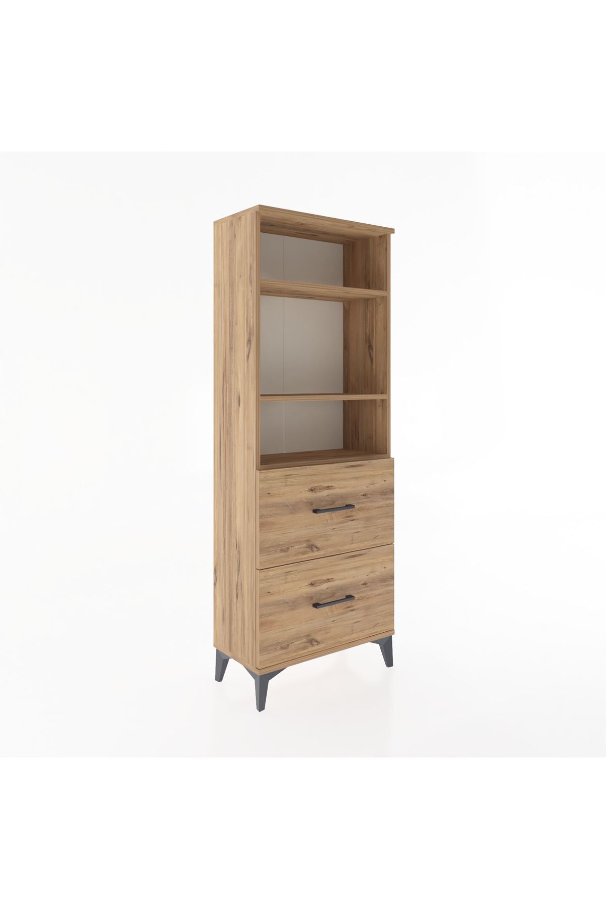 Arges Dolap 3 Raflı 2 Çekmeceli 60x30x163 - S20M064V9A