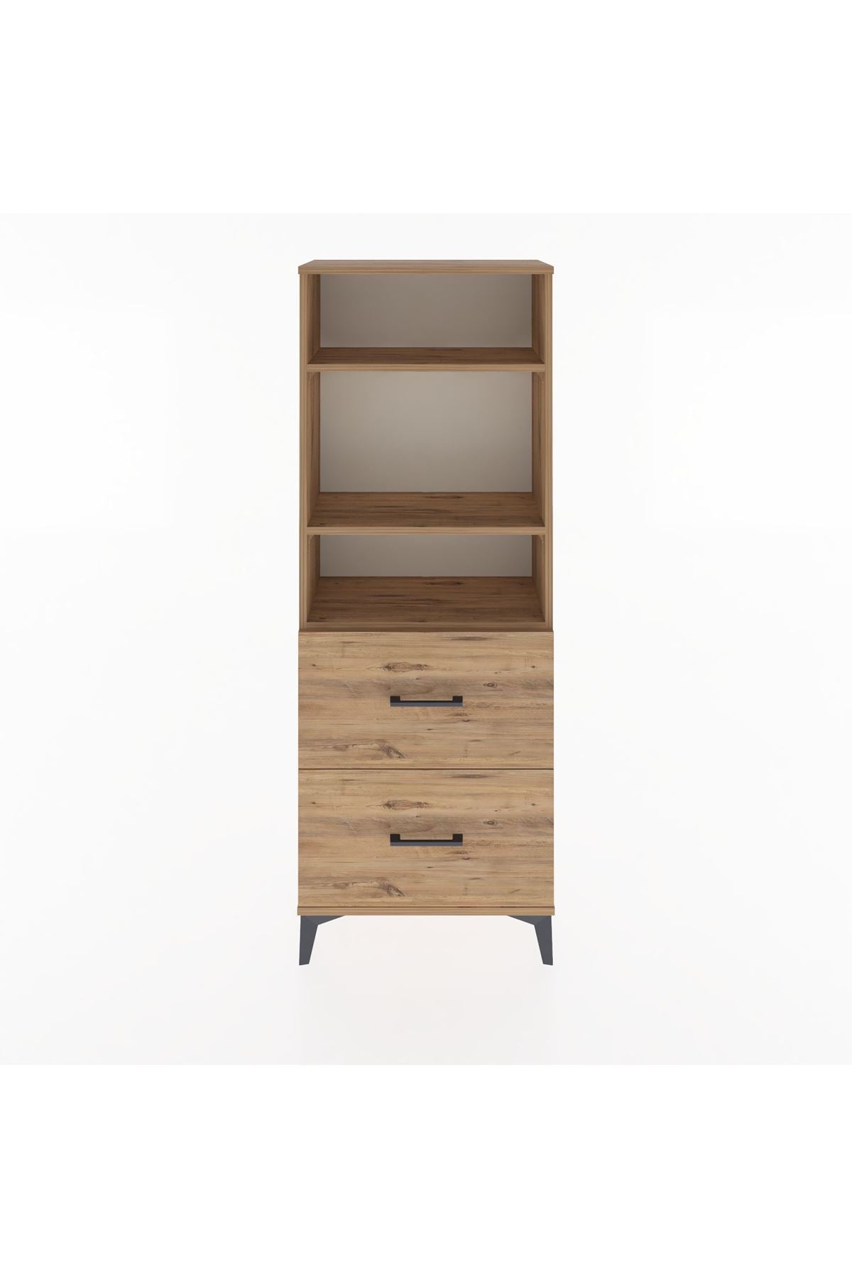 Arges Dolap 3 Raflı 2 Çekmeceli 60x30x163 - S20M064V9A