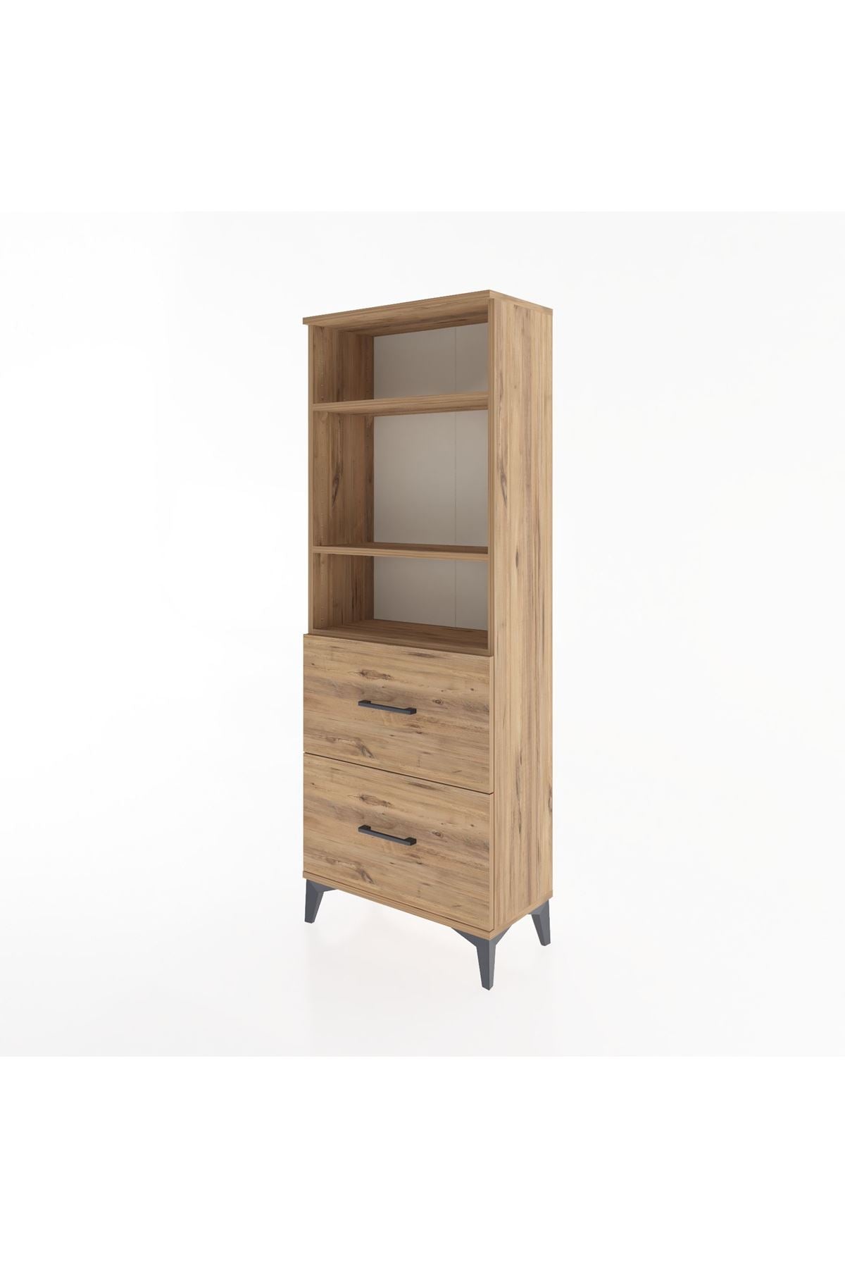 Arges Dolap 3 Raflı 2 Çekmeceli 60x30x163 - S20M064V9A