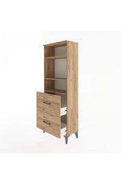 Arges Dolap 3 Raflı 2 Çekmeceli 60x30x163 - S20M064V9A