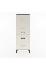 Arges Dolap 2 Raflı 4 Çekmeceli 2 Kapaklı 60x30x163 - S20M065V4A