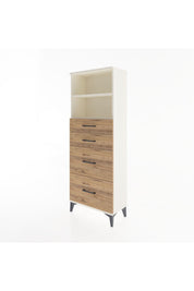 Arges Dolap 2 Raflı 4 Çekmeceli 60x30x163 - S20M066V3A