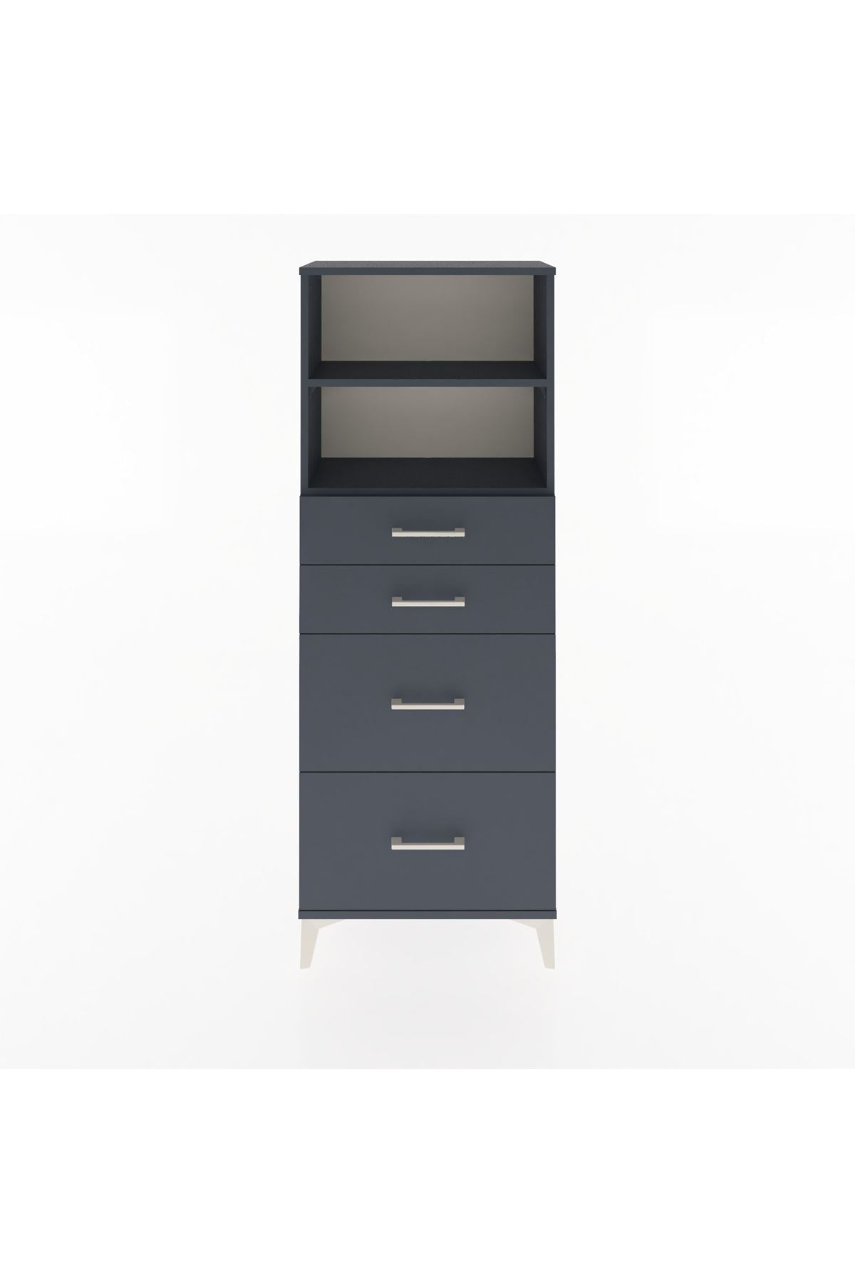 Arges Dolap 2 Raflı 4 Çekmeceli 60x30x163 - S20M066V5A