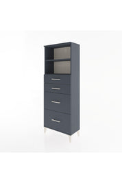 Arges Dolap 2 Raflı 4 Çekmeceli 60x30x163 - S20M066V5A