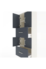 Arges Dolap 3 Raflı 2 Çekmeceli 4 Kapaklı 60x30x163 - S20M067V2A