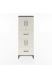 Arges Dolap 3 Raflı 2 Çekmeceli 4 Kapaklı 60x30x163 - S20M067V4A