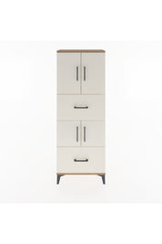 Arges Dolap 3 Raflı 2 Çekmeceli 4 Kapaklı 60x30x163 - S20M067V7A