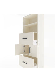 Arges Dolap 3 Raflı 2 Çekmeceli 2 Kapaklı 60x30x163 - S20M068V1A