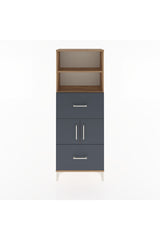 Arges Dolap 3 Raflı 2 Çekmeceli 2 Kapaklı 60x30x163