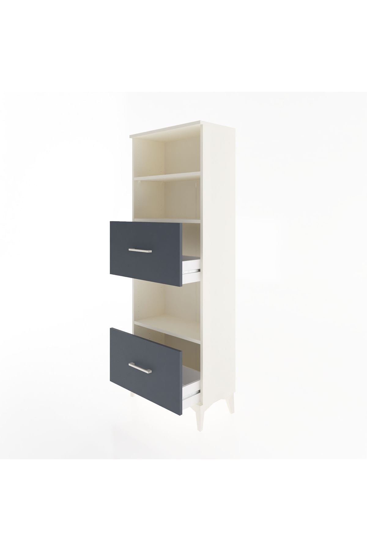 Arges Dolap 3 Raflı 2 Çekmeceli 60x30x163 - S20M070V2A