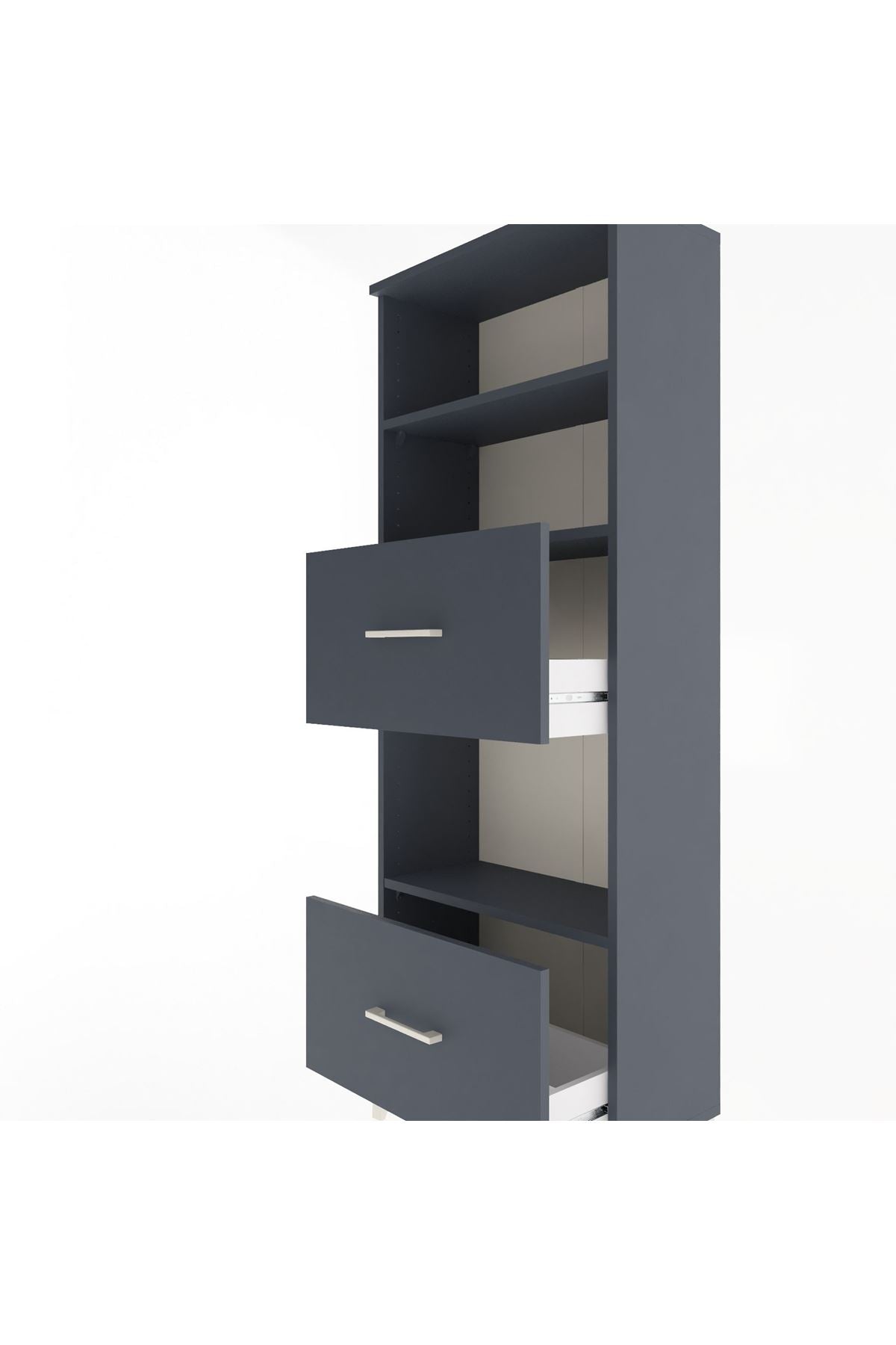 Arges Dolap 3 Raflı 2 Çekmeceli 60x30x163 - S20M070V5A