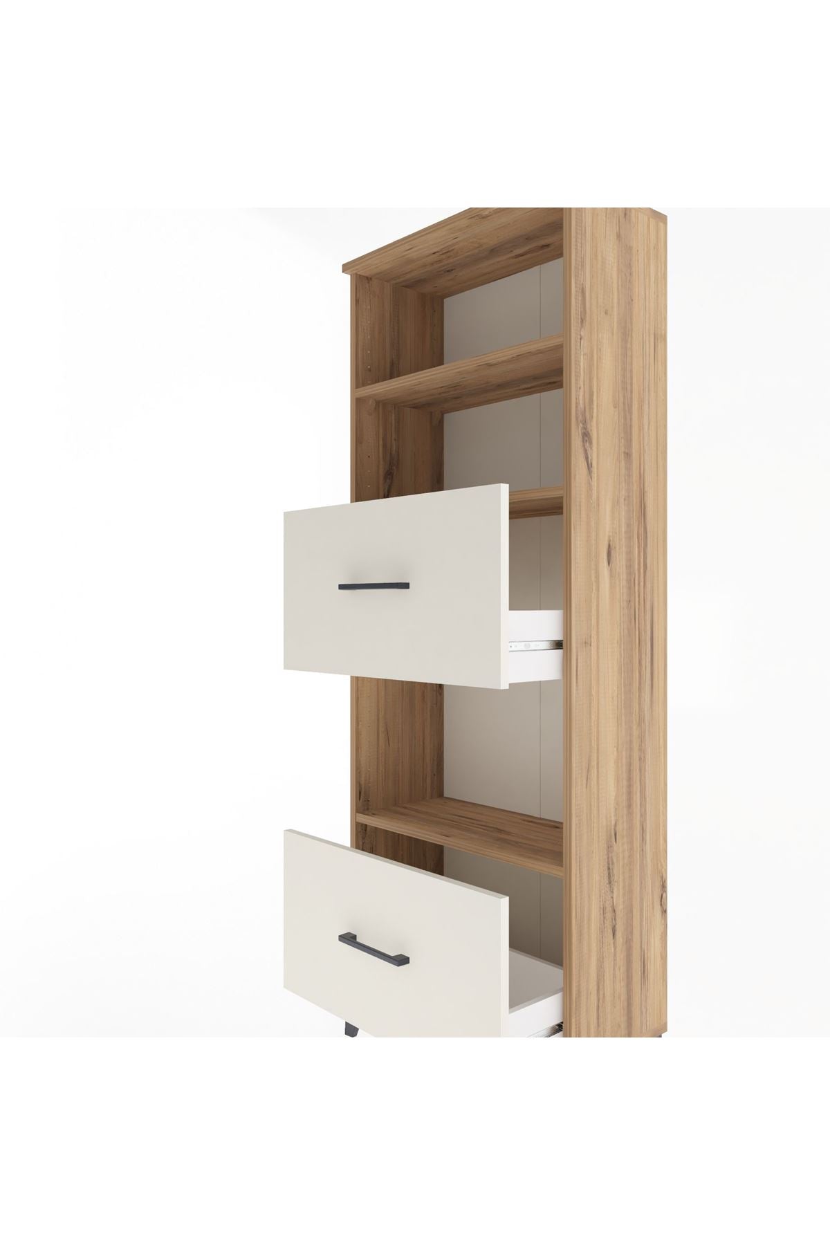 Arges Dolap 3 Raflı 2 Çekmeceli 60x30x163 - S20M070V7A