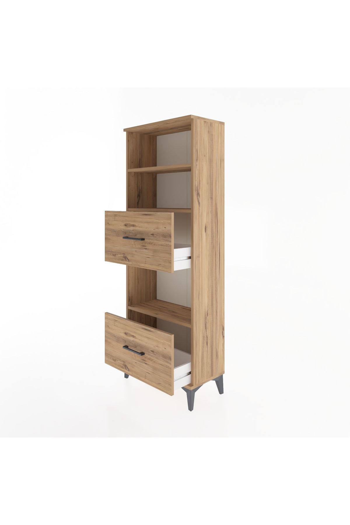 Arges Dolap 3 Raflı 2 Çekmeceli 60x30x163 - S20M070V9A