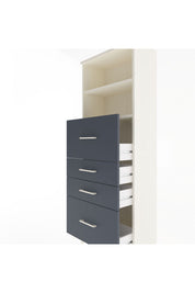 Arges Dolap 2 Raflı 4 Çekmeceli 60x30x163 - S20M072V2A
