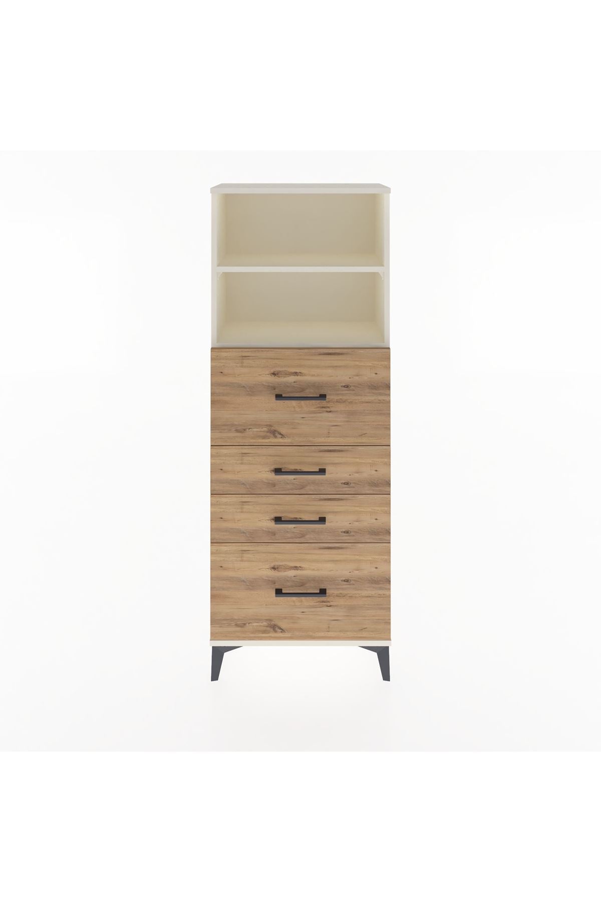 Arges Dolap 2 Raflı 4 Çekmeceli 60x30x163 - S20M072V3A