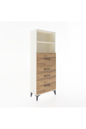 Arges Dolap 2 Raflı 4 Çekmeceli 60x30x163 - S20M072V3A
