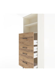 Arges Dolap 2 Raflı 4 Çekmeceli 60x30x163 - S20M072V3A